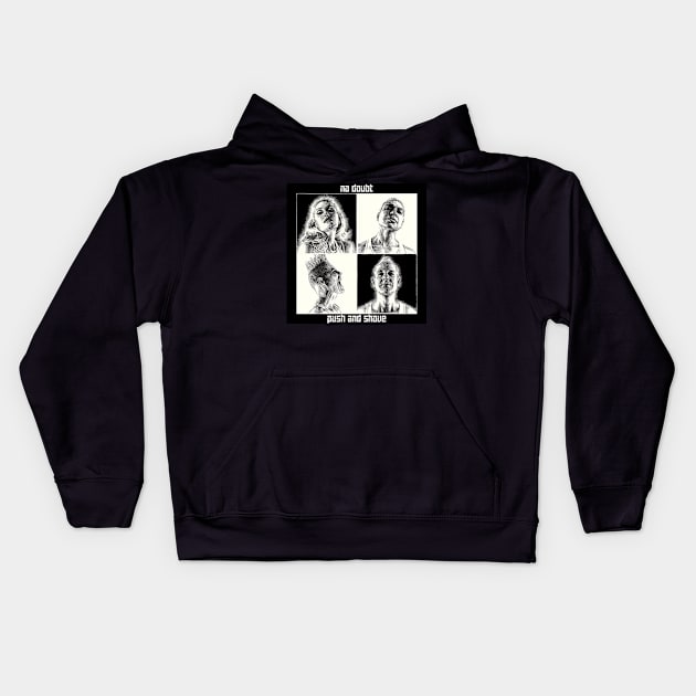 Vintage No Doubt Kids Hoodie by Unisovarts